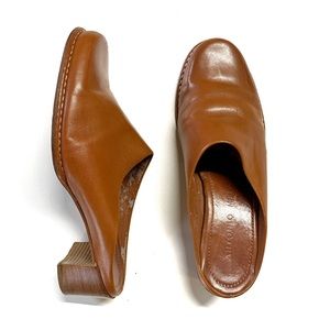 Antonio Melani Heeled Slip On Mule Pumps